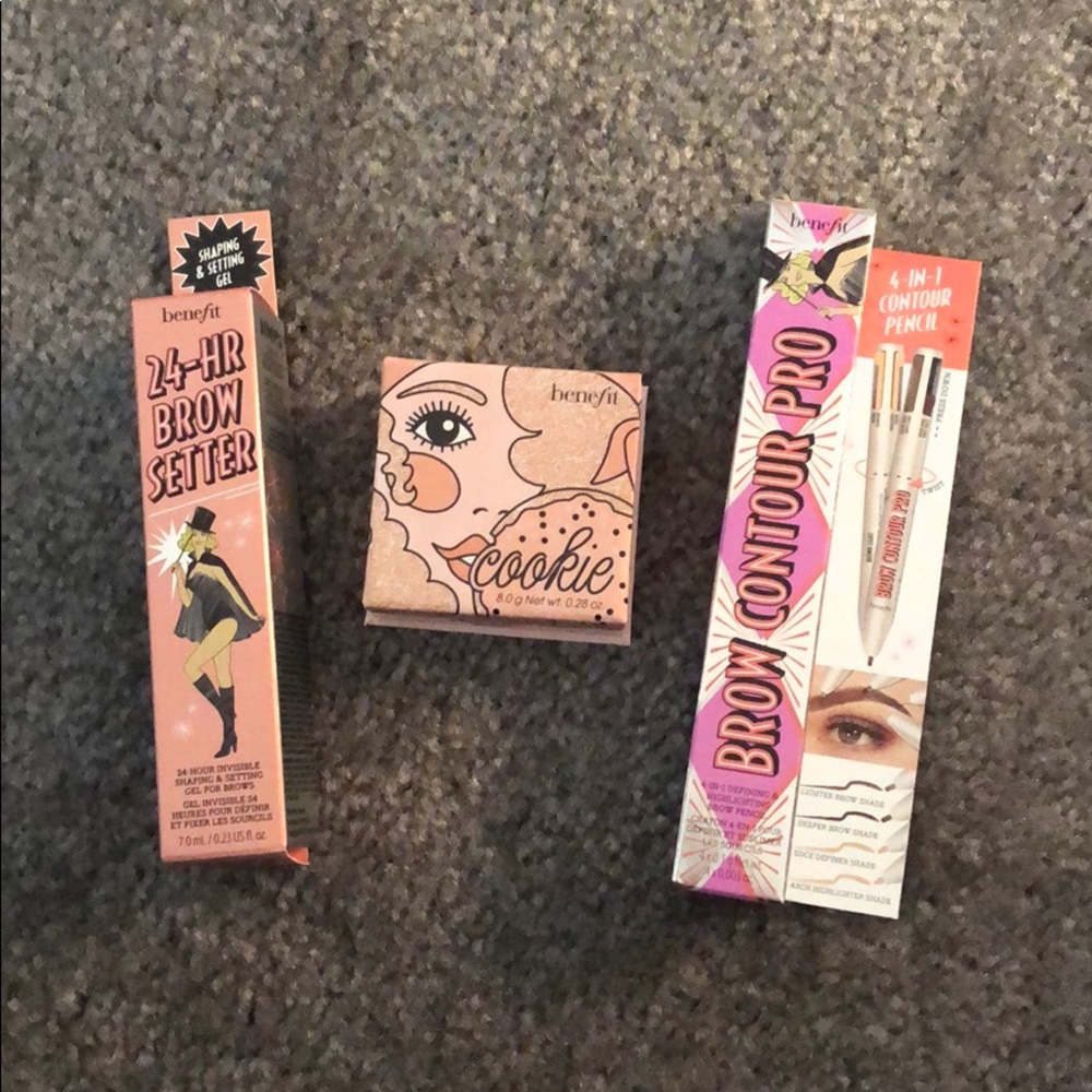 Benefit Tickle, Brow Setter & Brow Contour Pro